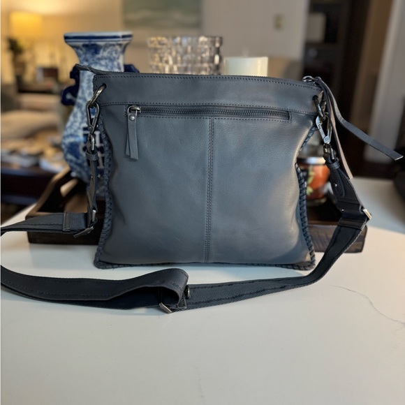 🩶 HABOR 2nd LEATHER CROSSBODY MESSENGER BAG! - Picture 3 of 10